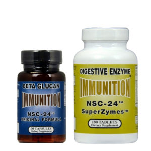 Beta Glucan Immunition NSC 24 - Original Formula - Digestive Enzyme - SuperZymes