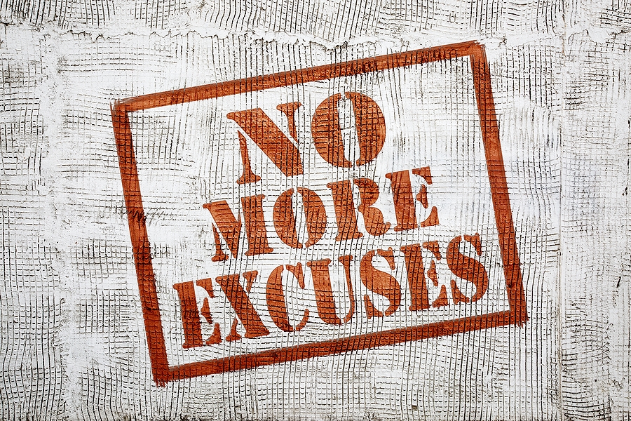 no more excuses graphic